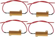 MUCKLILY Led Bulb Decoder Load Resistor for Light 4pcs 50w Led Resistor Kit for Turn Signal Flasher