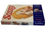 NEW NOS Vintage 1995 Sassy Tubby. Inflatable Bathtub for Babies #100