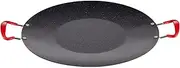 Camping Griddle Plate, Non-Stick Stovetop BBQ Pan, Portable Grill Pan for Stovetop, Round Griddle Pan with Handle, Sturdy for Camping and Tailgating Indoor Grill