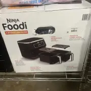 NEW Ninja DZ100 Foodi 4-in-1 8 qt 2-Basket Air Fryer with DualZone Technology