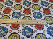 White Camelot Fabric Star Wars Character Portrait Cotton Fabric BTY