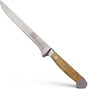 Güde Solingen X703/16 Forged Boning Knife, 16 cm, Olive Wood, Alpha Olive, Double Chopper, Handmade Germany