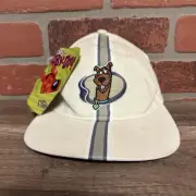VTG NWT 1998 SCOOBY-DOO CARTOON NETWORK CREAM BEIGE PROMO TV HAT NEW C2