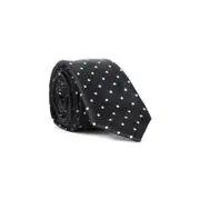 [Tom Ford] Tom Ford-Black Silk Mulberry Tie-Uomo OS OS