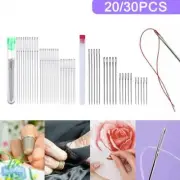 20/30x Large Eye Stitching Needles Sewing Needles Big Sewing Hand Needle I7G0