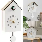Cuckoo Clock Plastic Cuckoo Wall Clock with Bird Sound Tweeting Hanging_.