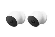 Google Nest Cam Wireless Security Camera (Outdoor or Indoor, Battery, 2 Pack)