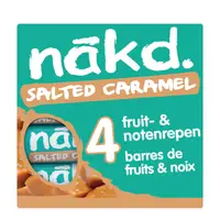 在飛比找蝦皮購物優惠-🇬🇧英國 Nakd鹽焦糖堅果燕麥水果棒 健身 代餐 無麩質無