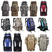 40L-130L Tactical Army Outdoor Hiking Backpack Camping Rucksack Trekking Bag