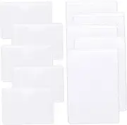 OFFSCH 50-Piece Adhesive Index Card Holders Self-Adhesive Label Card Pockets for Organizing Plastic Card Sleeves Strong Adhesive Backing