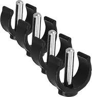 Ipetboom 4Pcs Cane Locking Clips Durable C Shape Buckle Holders for Walking Stick Crutch Attachment Device for Repair and Replacement Sturdy and Material
