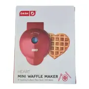 NIP Heart Dash Machine for Individual, Paninis, Hash Browns other Mini Waffle