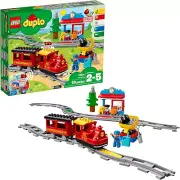 LEGO DUPLO Town Steam Train Set - Battery Powered Remote Control Train Toys