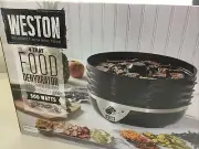 Weston 4-Tray Dehydrator 75-0640-W Black/Silver 500 Watt Jerky Dried Food Herbs