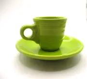 Fiesta Demitasse Cup Saucer Set Espresso Lemongrass - Discontinued Item