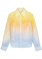 Zimmermann Harmony Dégradé Organza Shirt - Multicoloured - 1 (UK 10 / S) 1 (UK 10 / S)
