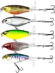 Artificial Hard Bait | Metal Spoon Lures with Sound Beads | Compact Jig Bait Enhanced Fishing Experience for Bass Walleye Trout