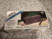 YORX AUDIO SYSTEM personnel Portable Am / Fm Cassette Player Black P1100
