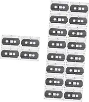 ARTIBETTER 20 Pcs Blank Cassette Tapes for Recording 30-Minute Empty Cassettes for DIY Voice Music and Teaching