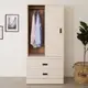 YoStyle 普路斯2.7尺推門二抽衣櫃(五色可選) 衣櫥 滑門衣櫃 收納櫃 專人配送安裝 (3.9折)