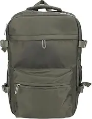 Vacuum Backpack Travel, Rain Proof Expandable Vacuum Carry on Backpack, 15.6in Laptop Compression Backpacks with Compartments, Personal Item Compression Back Pack