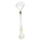 Jade Facial Roller Rock Crystal Quartz Face Massager AntiAging Puffiness Bea BLW