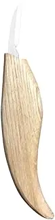 SEWACC Wood Carving Knife Carpenter Carving Chisel Carving Tools Sculpture Engraving Tools Whittling Engrave Cutting Tools Chip Handle Woodworking Knife Beginner Woodcarving Beige