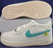 2022 Nike Air Force 1 LV8 1 Low Test of Time Sail Green Youth SZ 5Y (DO5877-100)
