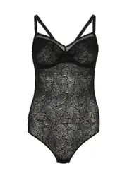 Simone PÉRÈLE Comete Underwired Lace Bodysuit - Black - 3 3