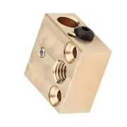 Brass Heater Block&Silicone Case For CR10/E3D V6 Hotend 3D Printer MK8 Nozzle1