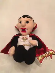 Vintage 1999 Universal Studios Monsters Stuffins Dracula New With Tags 7" Seated