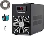 BAOSHISHAN Aquarium Chiller Water Cooler 60L Chiller Bounus Pump Kit Fish Tank Chiller Seafood Cultivation Equipment for Fresh/Salt Water Waterweeds Jellyfish Coral Crystal Shrimp 13gal