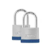 ABUS Mechanical 50mm Silver Rock™ 5 Padlock Twin Pack ABU550TC