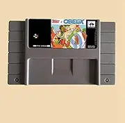 Royal Retro Asterix Obelix 16 bit Big Gray Game Card For USA NTSC Game Player