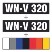 Rubber Dinghy Licence Plate ✔ 2x Template + Colour ✔ Boat Mark ✔