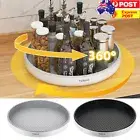 Organizer Pantry 360° Rotation Storage Rack Kitchen Lazy Susan Turntable Tray