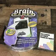 Radica Brain Games 2 Mattel 5 Games Cross Train Your Brain Memory Handheld NEW