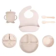 6-Piece Silicone Children's Meal Training Set Cutlery