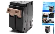 C2125 2-Pole 125-Amp Circuit Breaker, Type C3/4-In Plug-On Molded Case Circuit