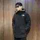 美國百分百【全新真品】THE NORTH FACE 羽絨外套 連帽 男款 TNF 保暖 防寒 logo 黑色 CH33