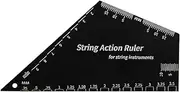 Guitar Neck Fret Rocker - Stainless Steel Precision Set Tool for String Height,Luthier Precision Measurement Ruler Tool for Ukulele Mandolins Banjos Basses