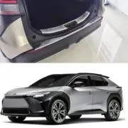 2Pcs Fits for Toyota BZ4X 2022 2023 S.S Rear Bumper Molding Trim Guard Protector