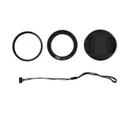 52mm Lens Adapter , UV Filter , Lens Cap & Cap holder for Canon SX400 Camera