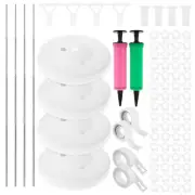4Pcs Balloon Column Stand Kit Decorative Balloon Arch Kit Balloon Arch ·-