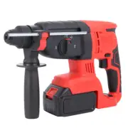 Brushless Electric Impact Hammer Li-ion Cordless Drill w/ 2 Battery & Charger