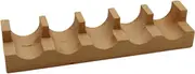 Ｂｅｓｇａ Wooden Sushi Taco Holder Sushi Hand Roll Stand Tableware Platter Tray Taco Display Stand for Desktop Home Restaurant Party , 5 Slots