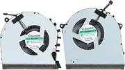 Replacement CPU+GPU Cooling Fan for HP OMEN 17-CB 17-CB0063TX 1005TX 17-CB0030NR 17-CB0070NR 0092NR 17T-CB0000 TPN-C144 GTX1660 Series (Thin 12mm) MG75091V1-1C010-S9A MG75091V1-1C020-S9A