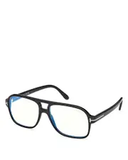 Tom Ford Navigator Blue Light Glasses, 58mm