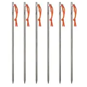 TiTo Titanium Tent Pegs Stakes Lightweight Snowfield Grassland Heavy Duty Ten...