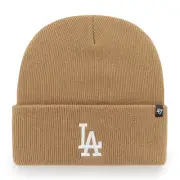 MLB Los Angeles Dodgers La Woolly Hat Haymaker Knit Cuff Camel Hat 196505462372